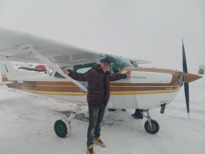 Полет на самолете в Новосибирске